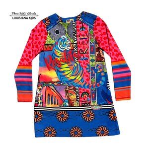 Rosalita Senoritas 8Y Colorful Tiger Dress